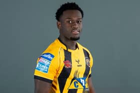Daniel Sarbah, 20, is 'close' to making his Castleford Tigers debut, according to assistant-coach Luke Robinson. Picture by Allan McKenzie/SWpix.com.