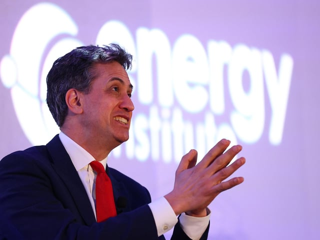 Miliband is a former leader of The Labour Party.