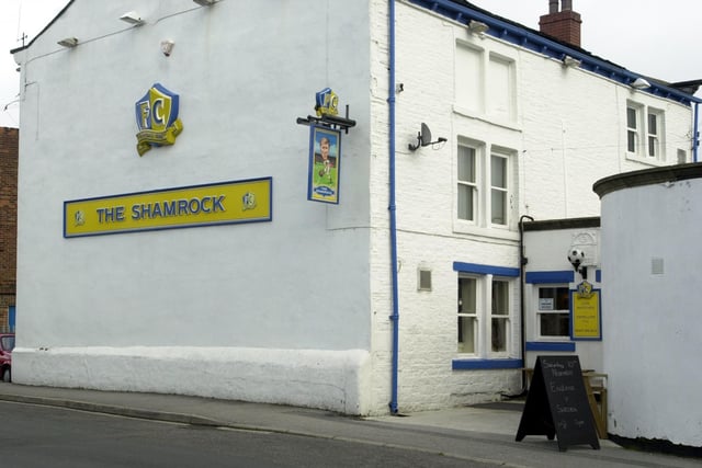 The Leeds United-themed Shamrock pub, in Pudsey, which was looking for a new landlord in November, 2001.