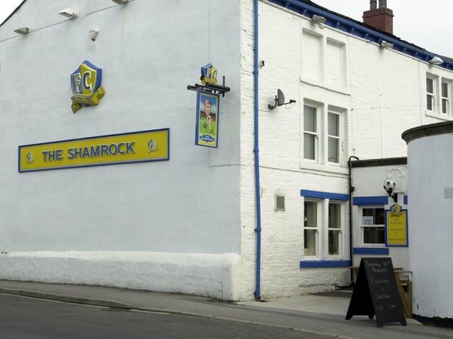 The Leeds United-themed Shamrock pub, in Pudsey, which was looking for a new landlord in November, 2001.