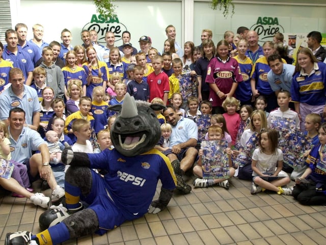 Leeds Rhinos held a meet the players day at Asda's Holt Park store.