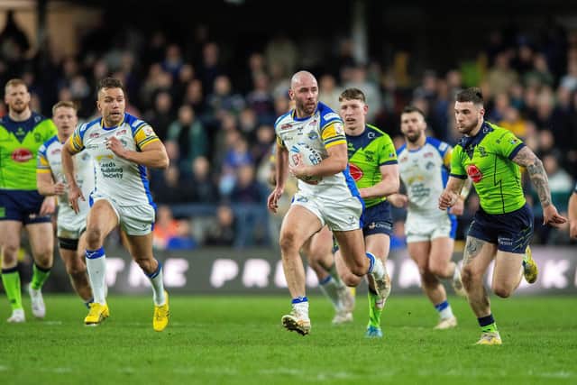 Matt Frawley will return for Leeds Rhinos at Catalans Dragons after being dropped last week. Picture by Bruce Rollinson.