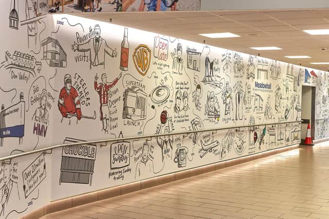 Meadowhall celebrates its 35th anniversary with community mural