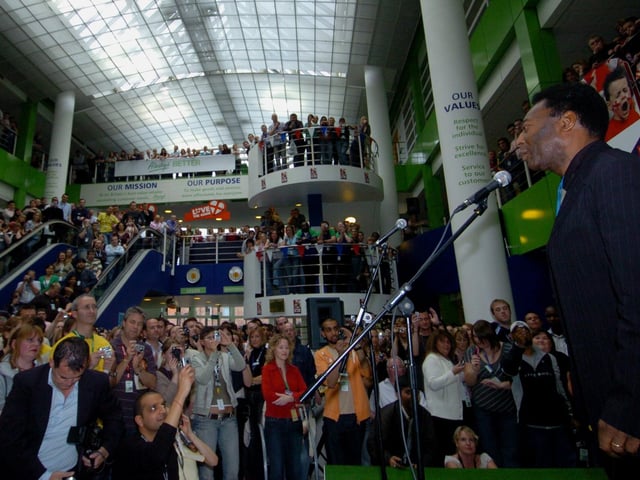 Enjoy these photo memories from Pelé's visit to Leeds. PIC: Jim Moran