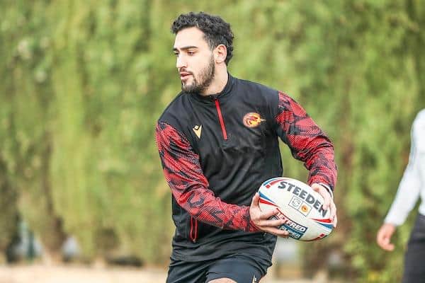 Former Catalans winger Romain Franco has been named in Wakefield's squad for the first time. Picture by Laurent Selles/Catalans Dragons/SWpix.com.