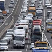 M621 was shut eastbound on March 17 due to a crash