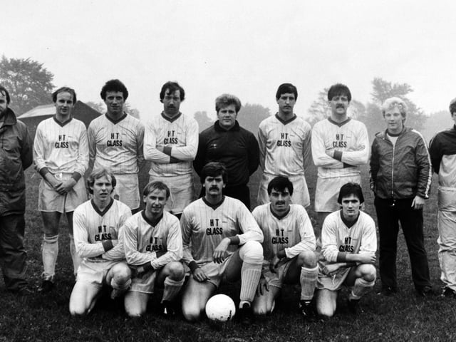 Armley Athletic, members of the Leeds Red Triangle League, pictured in November 1983. Back row, from left, are Colin Felton (manager), Malcolm Rushfirth, Mark Broadley, Dennis Roberts, Phil Biddles, Steve Sparling, Les Robinson, Dave Weed and Paul Childs. Front row, from left, are Paul Loft, Mick Routh, John Flynn (captain),Tony Clarke and Peter Scott.