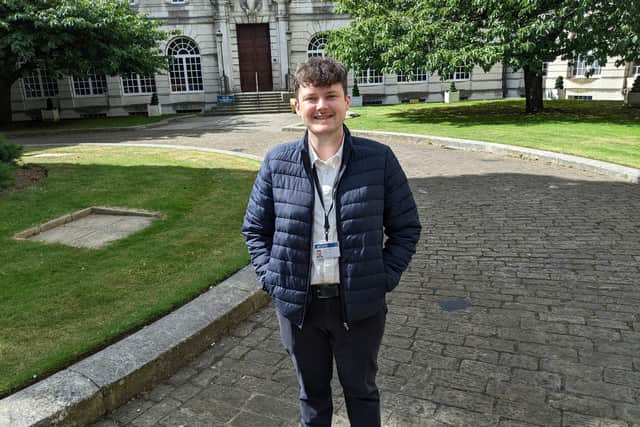 At 25, Coun Michael Millar, who represents the Kippax and Methley ward at Leeds City Council, is the youngest member of the authority. Photo: Local Democracy Reporting Service.