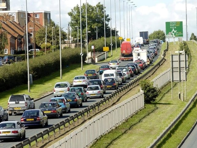 One of the key routes into Leeds city centre from the north, traffic is known to build on this key ring road.