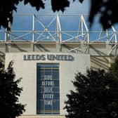 : A General view of the outside of Elland Road, home of Leeds United FC on September 14, 2020 in Leeds, United Kingdom.