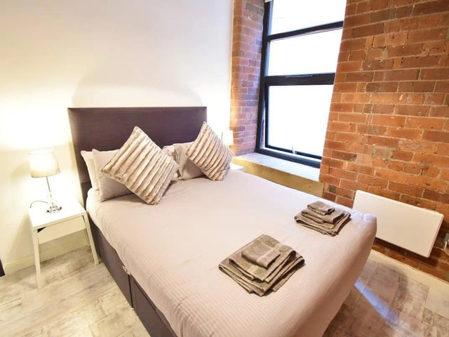 There are two bedrooms, both with memory foam toppers.