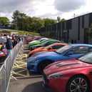 Last year, more than 100 high-performance luxury sports cars gathered to raise money at the Leeds Supercar Meet for charity. Photo: Leeds Supercar Meet.