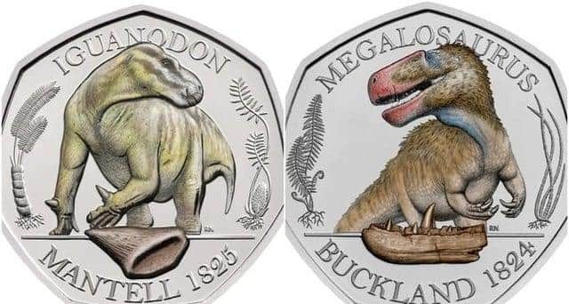 The Royal Mint has launched three new 50p dinosaur coins using augmented reality - something which hasn’t been done before (Photo: Royal Mint)