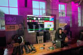 Model Citizens display their DJ equipment at LSIF Creative Launch event