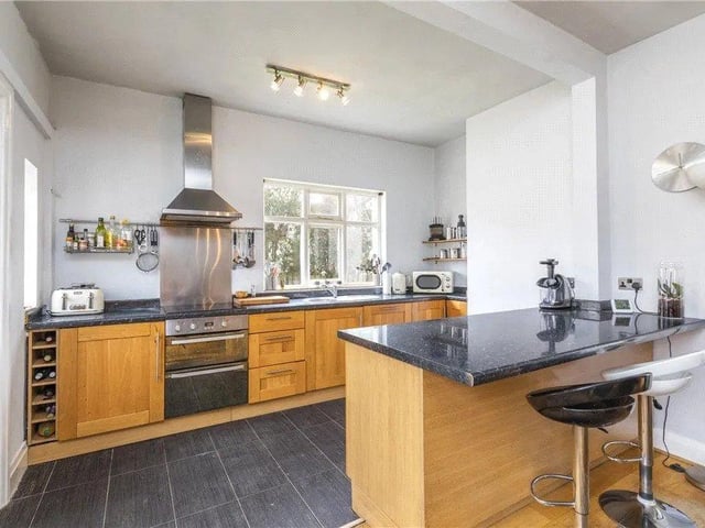 The property has substantial living space stretching to approximately 2200 sq. ft.