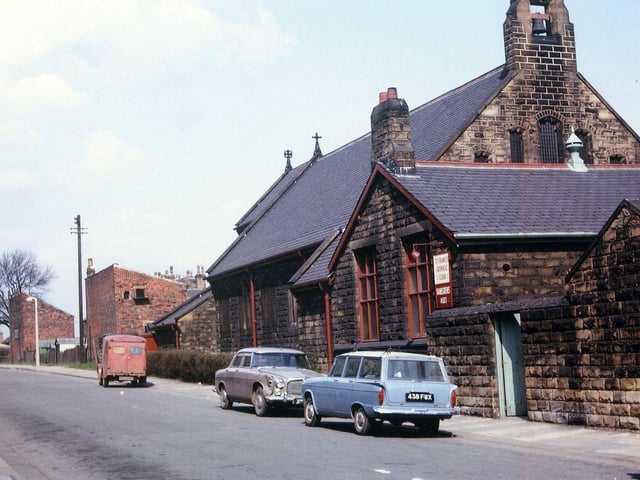 St. Francis of Assisi Roman Catholic Church on Corporation Street pictured in April 1965.