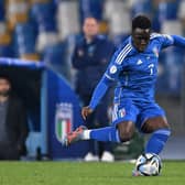 IMPACT: From Leeds United's Willy Gnonto, above, for Italy's under-21s. Photo by Francesco Pecoraro/Getty Images.