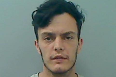 Judge, 26, of Farr Walk, Hartlepool, was jailed for two years and three months after he was found guilty of actual bodily harm and admitted other offences including burglary and witness intimidation.
