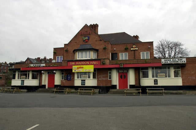 The Haddon Hall on Bankfield Road pictured in March 2002. The inside featured in a couple of episodes of the Beiderbeck Tapes in the mid-1980s starring James Bowlam and Barbara Flynn. Was later converted to a Costcutter store and Indian buffet bar.
