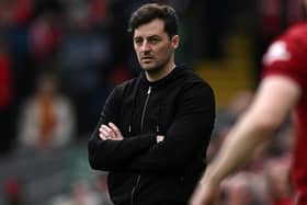 DOUBLE BLOW: For Leeds United's final day visitors Tottenham Hotspur and interim head coach Ryan Mason, above. Photo by PAUL ELLIS/AFP via Getty Images.