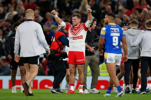 St Helens' Louie McCarthy-Scarsbrook has been suspended for one game following the Grand Final. Picture by Ed Sykes/SWpix.com.