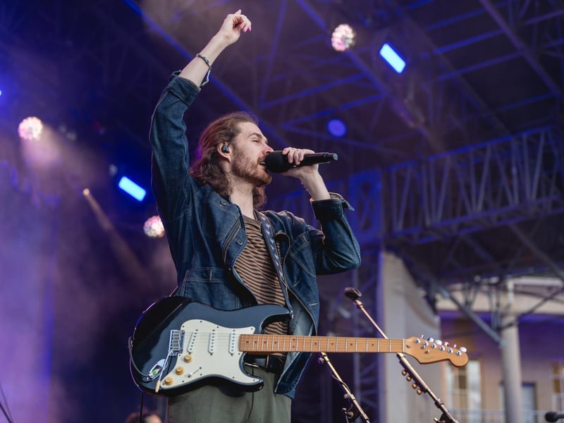 Hozier at The Piece Hall.