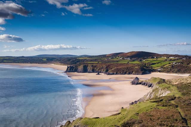 Three Cliffs Bay Gower Peninsula Wales (photo: adobe)