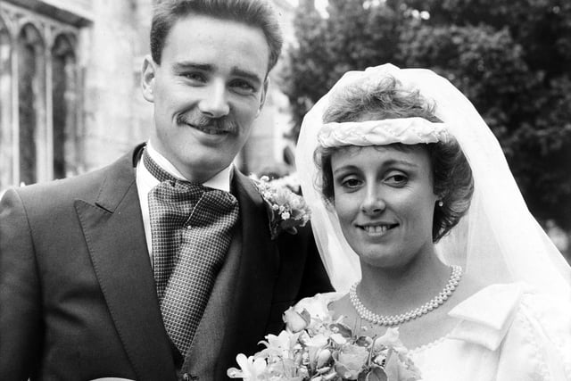 Christopher Pickles married Janet Ford at St. Mary's Church in October 1988..