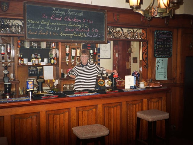 Inside the Elephant Hotel in November 1996.