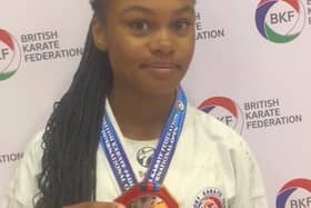Blyss Edwards, a student at Rastrick High School, will compete on Saturday, September 20, at the English Karate Federation International.