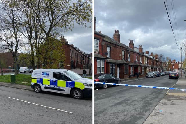 Specialist officers were seen carrying out searches in the Bellbrooke Grove and Foundry Avenue areas on Easter Monday. Picture: National World