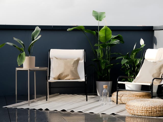 The home's rooftop area that gives the new design its name.
