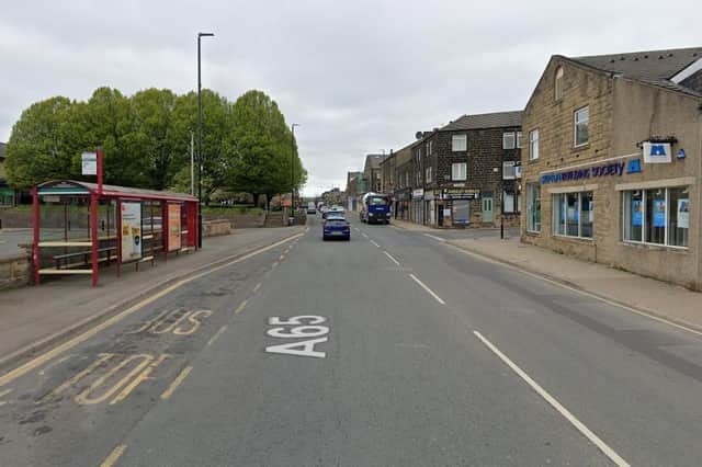 The incident took place on New Road Side, Guiseley.