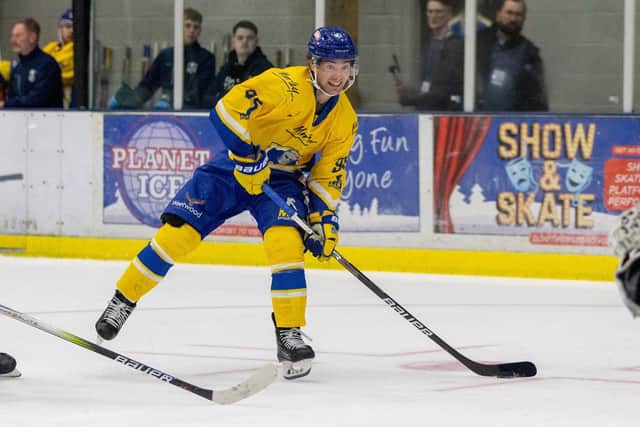 BIG CONTRIBUTOR: Mac Howlett has enjoyed a fien start to the season, posting eight goals and 14 assists in 15 games. Picture: Aaron Badkin/Leeds Knights