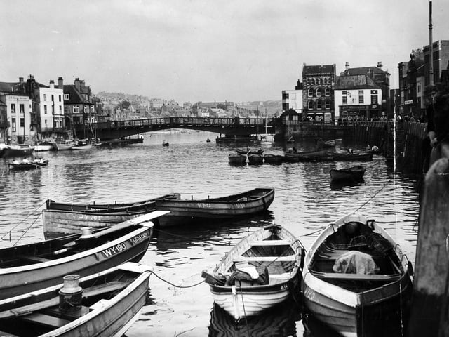 The old swing bridge pictured in August 1971.