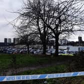 The area around the garage on the A61 Sheepscar Street North has been cordoned off by police. Picture: National World