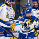 MAIN MAN: Owen Sobchak led the way for Leeds Knights with four goals in their 9-2 demolotion of Peterborough at home on Saturday. Picture: Charlotte Clarke/Knights Media.