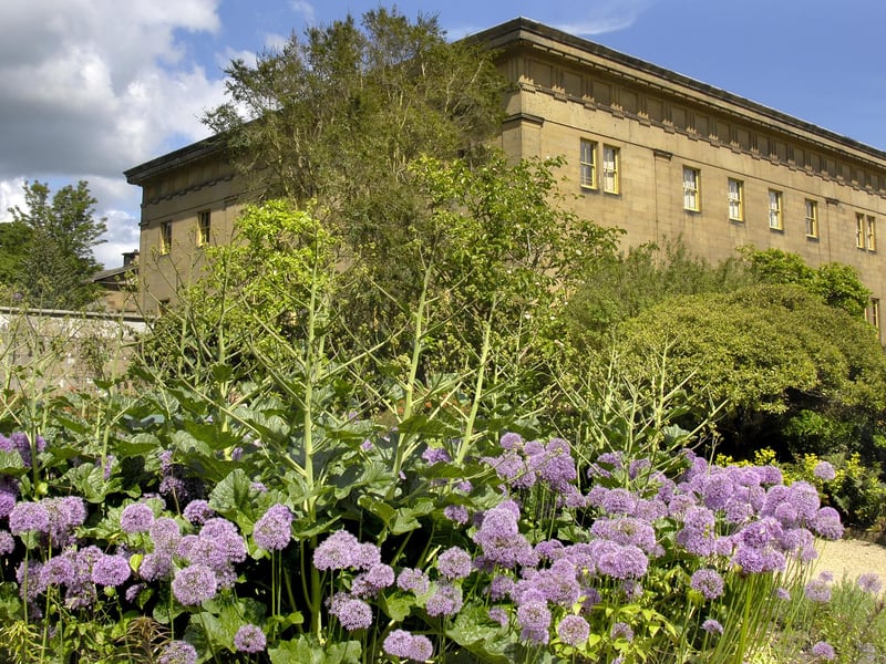 Belsay Hall is a Regency style country house, built at the beginning of the 19th century and regarded as the first British country house to be built entirely in the new Greek revival style. The castle is Medieval and gardens are largely housed in quarries linking the two. It is now run by English Heritage.