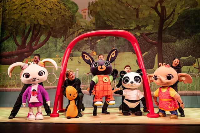 The cast of Bing's Birthday