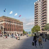 CGI depicting Vastint UK's proposed plans for the Tetley