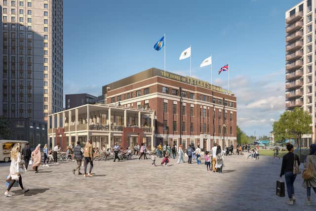 CGI depicting Vastint UK's proposed plans for the Tetley