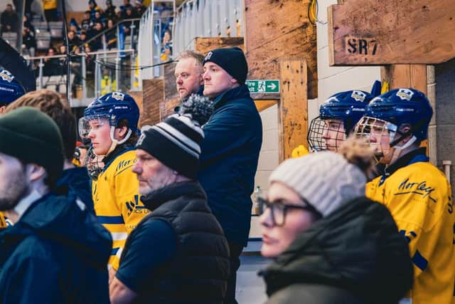 TOUGH TIMES: Leeds Knights' head coach, Ryan Aldridge. Picture: Rob Halls/Knights Media