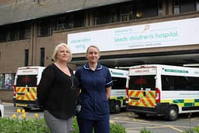 Kate Pym from Tutum Medical and Jenni France from Leeds Children’s Hospital.