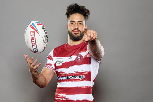 Castleford Tigers signing Ramon Silva seen in 2023 during his time at Wigan Warriors. Picture by Paul Currie/SWpix.com.