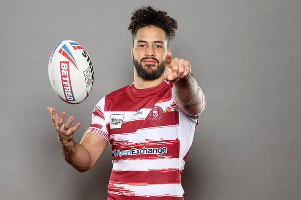 Castleford Tigers signing Ramon Silva seen in 2023 during his time at Wigan Warriors. Picture by Paul Currie/SWpix.com.
