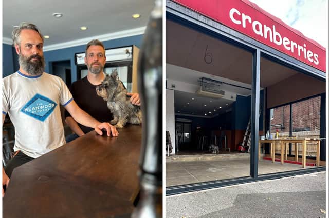 Brothers Baz and Graeme Phillips, who run Meanwood Brewery together, are gearing up to open up The Foundation in Adel. Photos: Meanwood Brewery