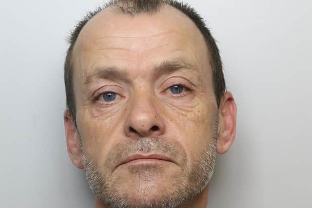 Luke Widdop, aged 51, of Park Avenue, Keighley, was sentenced to eight years in prison at Bradford Crown Court today. Picture: WYP