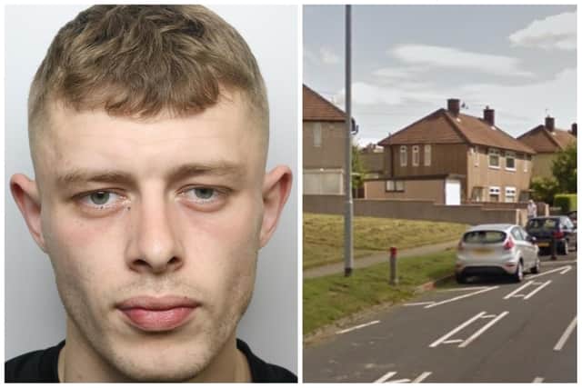 Bodally was jailed for three years for a burglary and the violent confrontation on North Parkway in Seacroft. (pic by WYP / Google Maps)