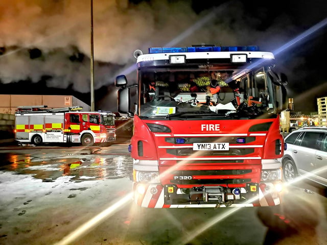 Nearby residents have been advised to keep doors and windows closed.