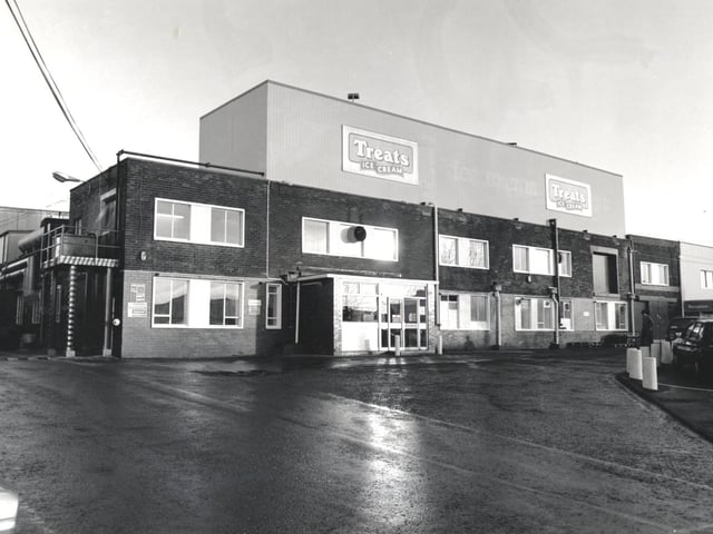 The premises was formerly owned by Treats Ice Cream, with the factory produced the famous Zzapp multicoloured toffee ice cream for generations.